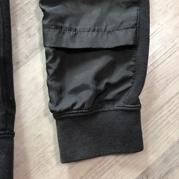 Women's Nike Full Zip Hoodie Jacket Coat Pockets Black sz Medium - Picture 4 of 11